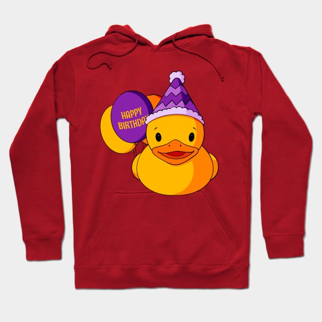 Birthday Rubber Duck Hoodie by Alisha Ober Designs